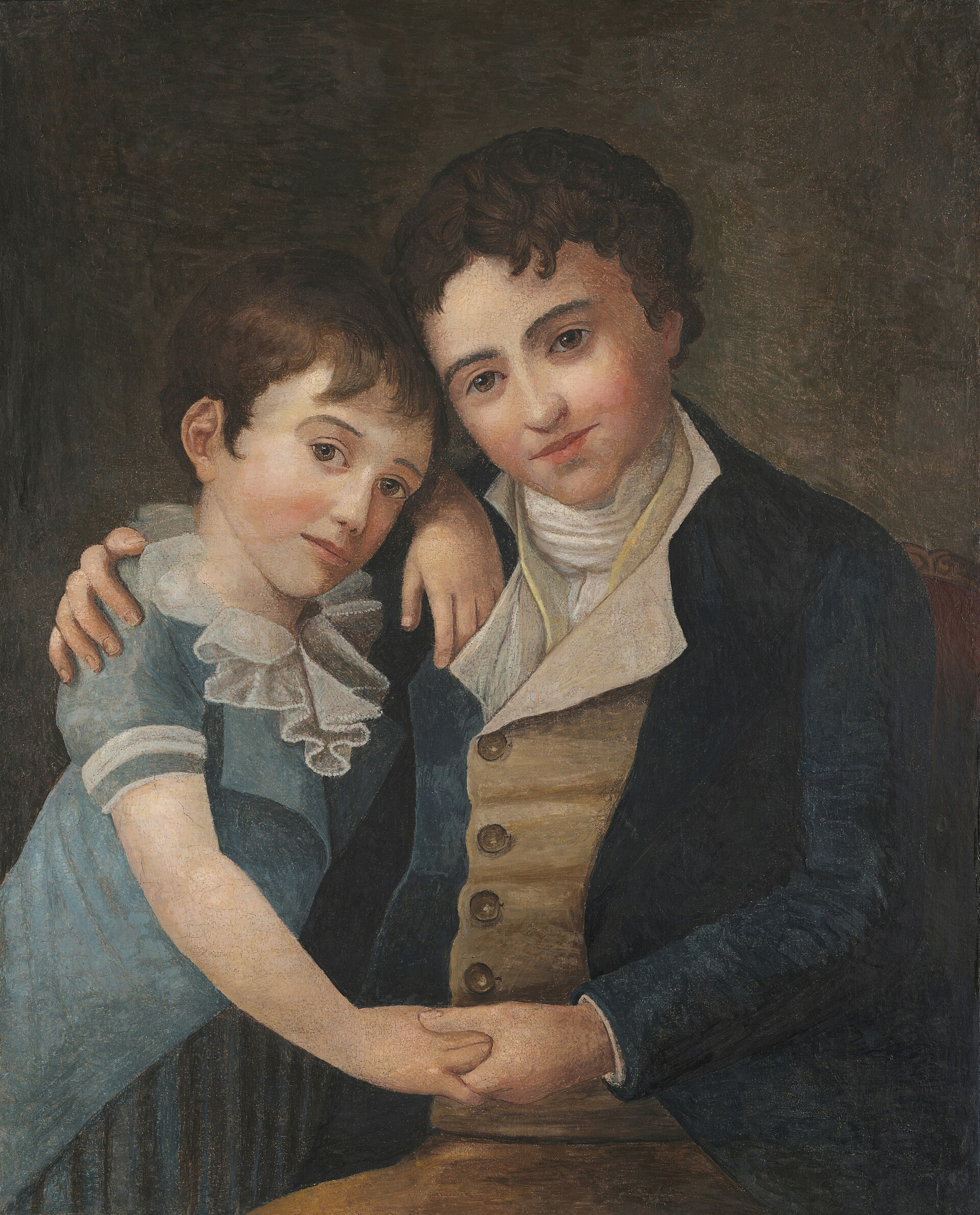 Carl Thomas e Franz Xaver Mozart ritratti da Hans Hansen nel 1798