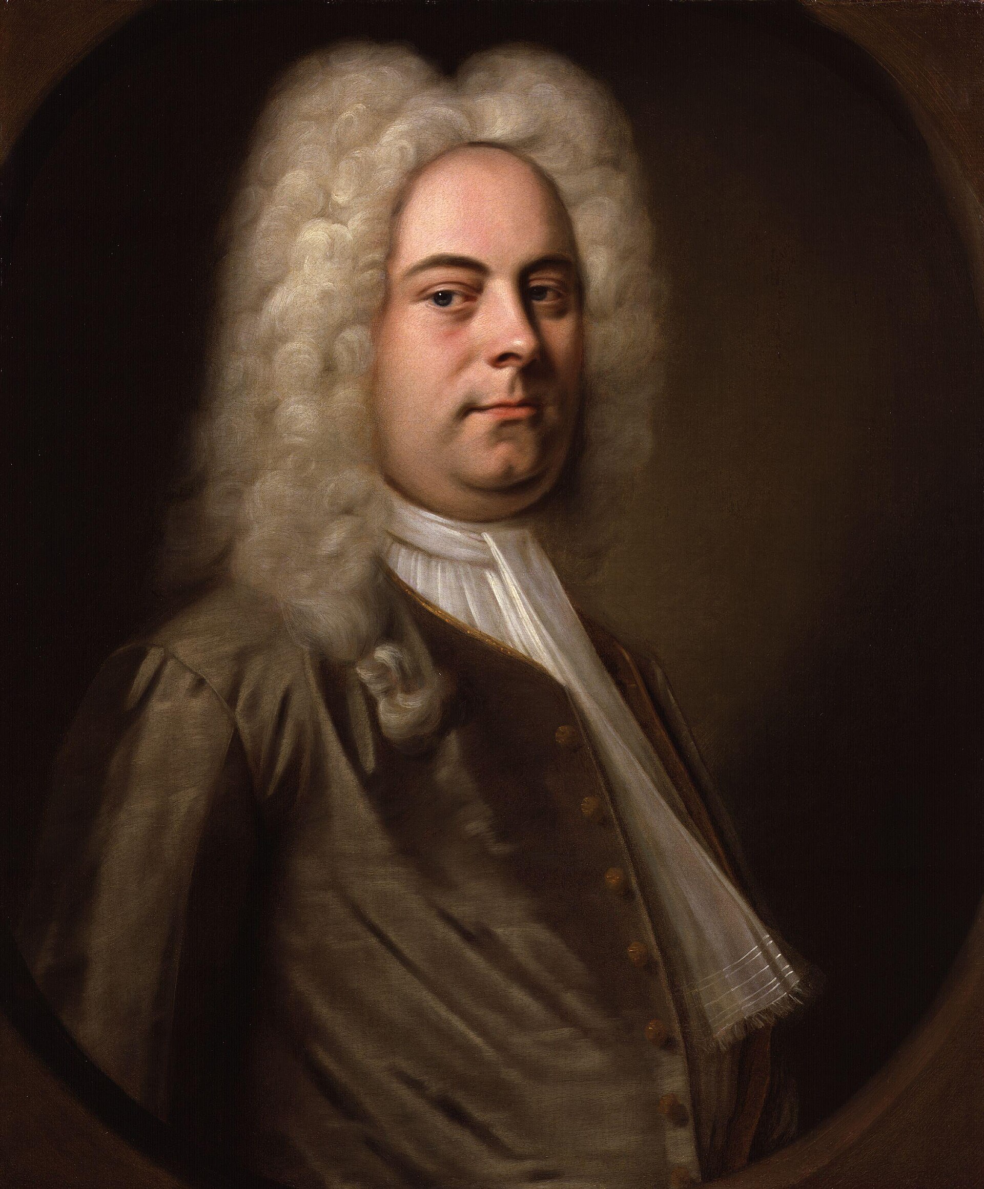 Ritratto di Georg Friedrich Haendel dipinto da Balthasar Denner