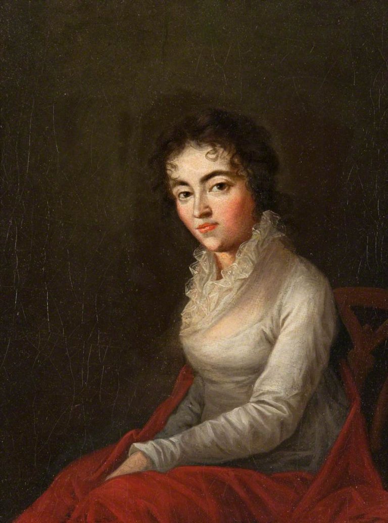 Constanze Mozart ritratta da Joseph Lange nel 1782