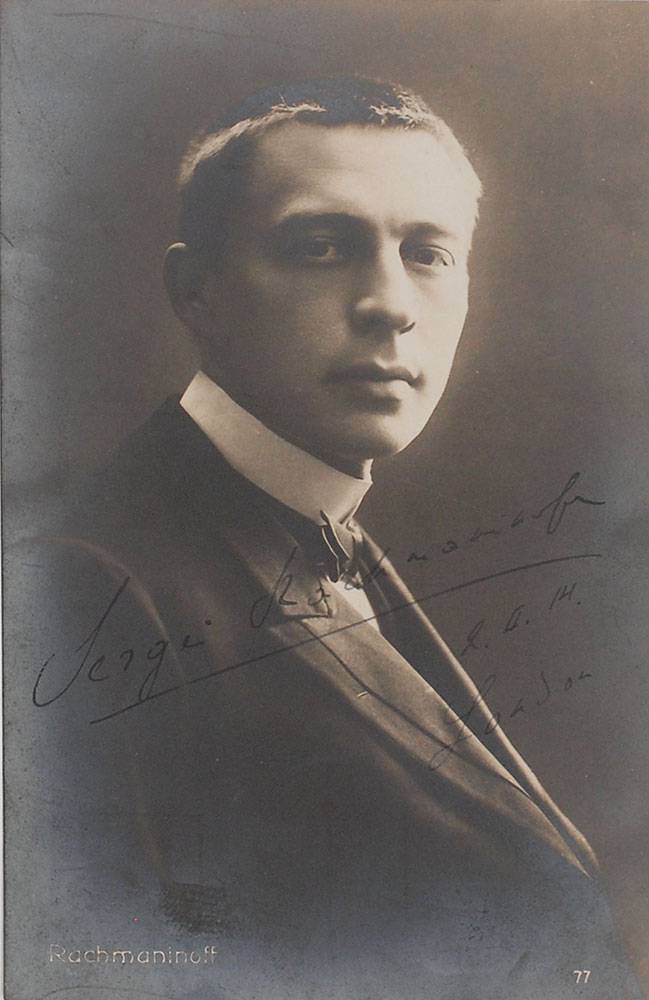 Sergej Rachmaninov fotografato nel 1892