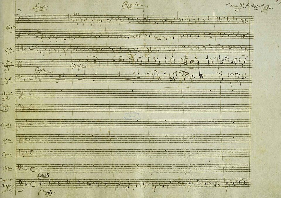 Il Requiem non &egrave; incompiuto. &Egrave; stato consegnato.