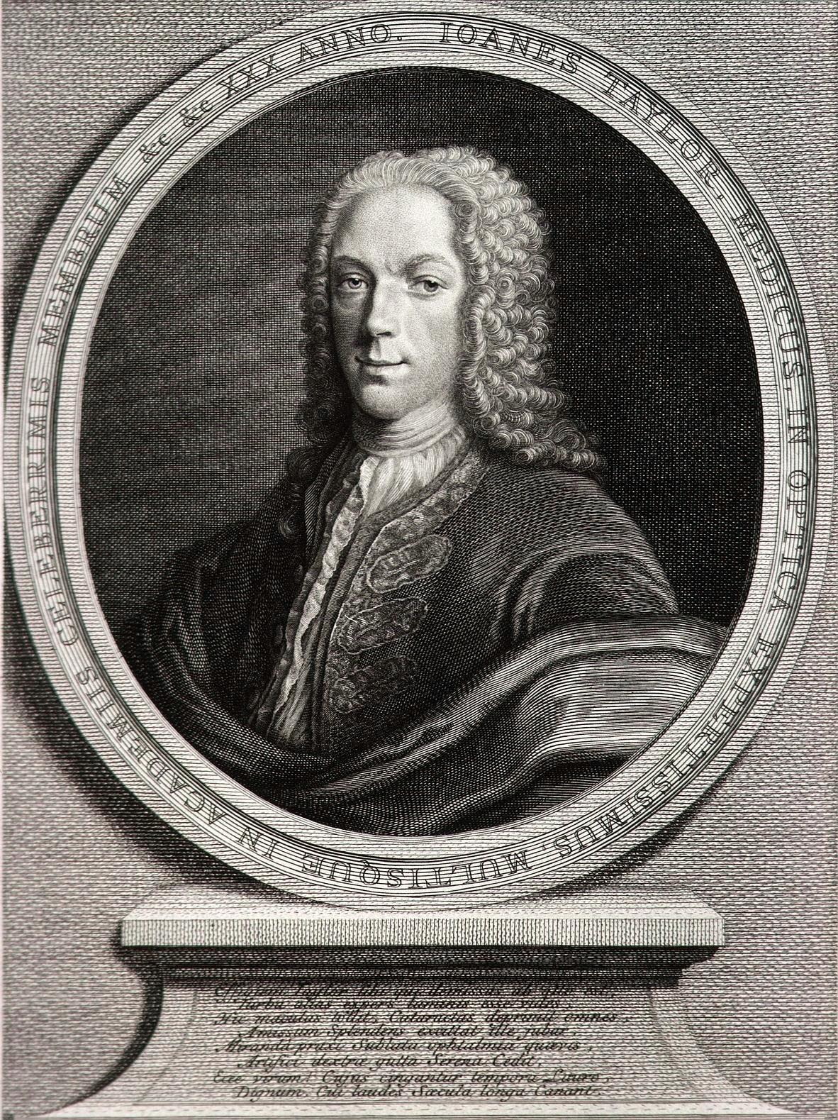 Il Cavaliere John Taylor, oculista itinerante
