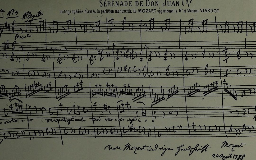 La última página del Don Giovanni no la escribió Mozart: lo que revela el manuscrito autógrafo