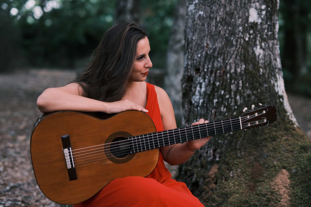 La chitarrista Carlotta Dalia
